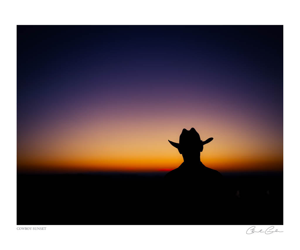 Cowboy Sunset